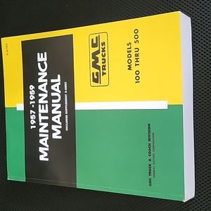GMC Trucks Maintence Manual, Like new